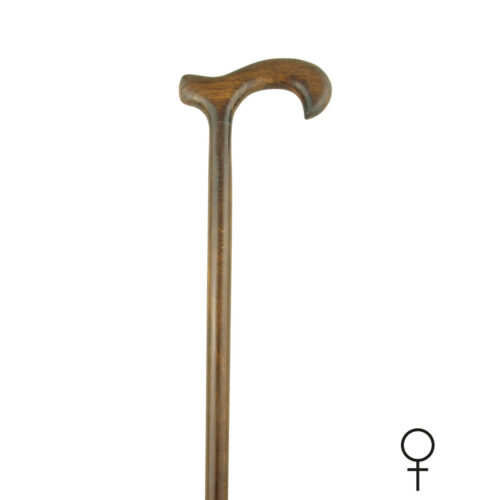 Holzstock Derby Damen braun