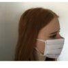 Mund-Nasen-Schutz, Stoffmaske weiß