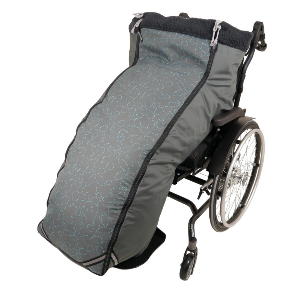Schlupfsack Rollstuhl aqua