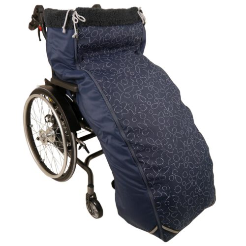 Schlupfsack Rollstuhl marine